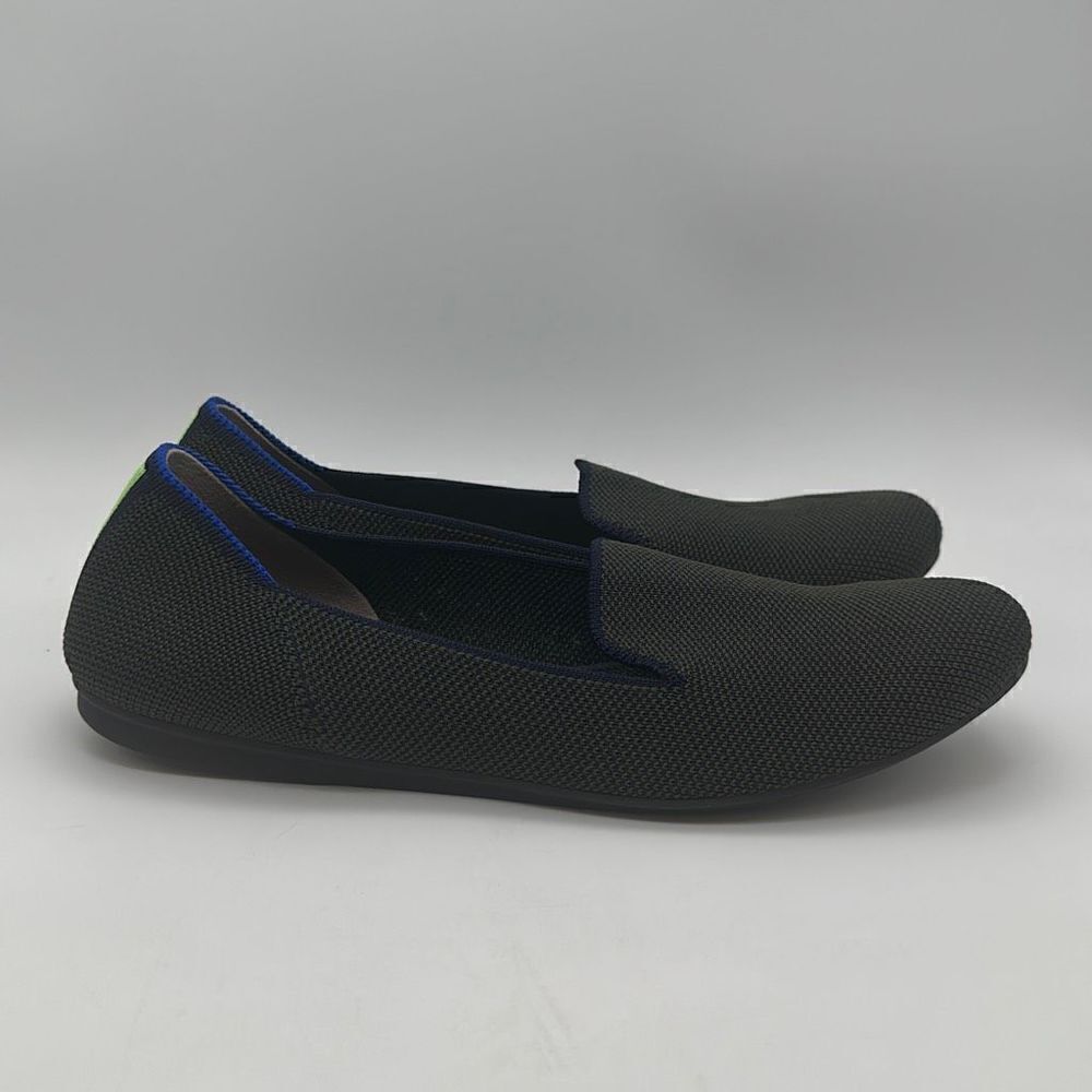 Rothy's The Loafer Pebble Gray Textile Flat Comfort Shoes Womens US 6 EU 36
